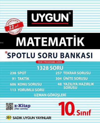 Sadık Uygun Yayınları 10. Sınıf Matematik Spotlu Soru Bankası Sadık Uy