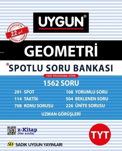 Sadık Uygun Yayınları TYT Geometri Spotlu Soru Bankası Sadık Uygun