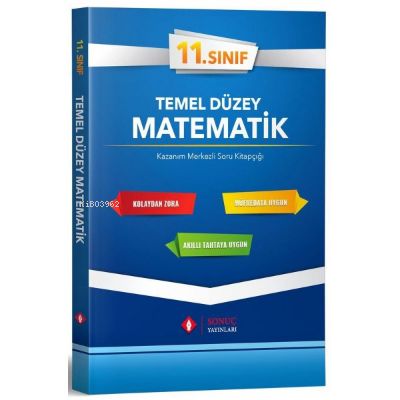 Sonuç Yayınları 11.Sınıf Matematik Set / Temel Düzey