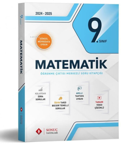 Sonuç Yayınları 9. Sınıf Matematik Modüler Set - 2025 Güncel Müfredata