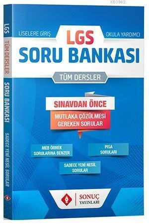 Sonuç Yayınları LGS Tüm Dersler Soru Bankası Sonuç