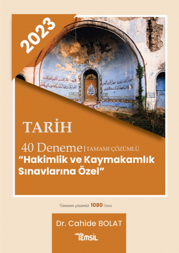 Tarih 40 Deneme Tamamı Çözümlü ‘Hakimlik Ve Kaymakamlık Sınavlarına Öz