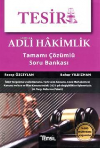 Tesir Adli Hakimlik Tamamı Çözümlü Soru Bankası