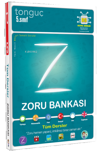 Tonguç Akademi 5. Sınıf Tüm Dersler Zoru Bankası