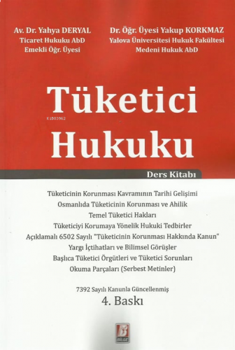 Tüketici Hukuku Ders Kitabı