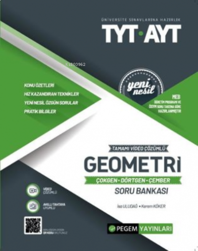 TYT AYT Geometri Soru Bankası - Çokgen - Dörtgen - Çember