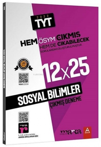 TYT Sosyal Bilimler ÖSYM Çıkmış ve Çıkabilecek 12 Deneme Sınavı Tamamı