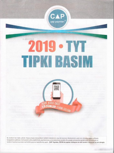 Tyt Tıpkı Basım 2019 -2020