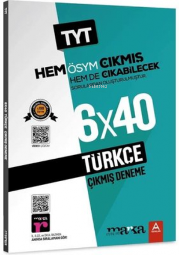 TYT Türkçe ÖSYM Çıkmış ve Çıkabilecek 6 Deneme Sınavı Tamamı Video Çöz