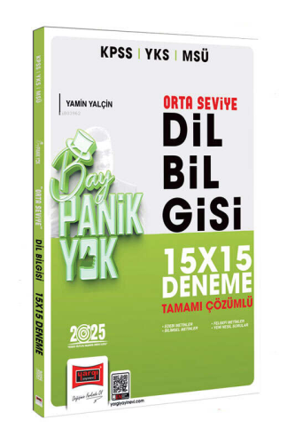 Yargı Yayınları 2025 KPSS YKS MSÜ Tamamı Çözümlü Panik Yok Orta Seviye