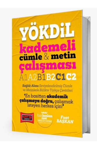 Yargı Yayınları YÖKDİL Kademeli Cümle & Metin Çalışması A1 A2 B1 B2 C1