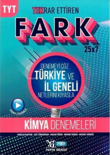 Yayın Denizi Tyt Pro Fark Deneme Kimya - 2021