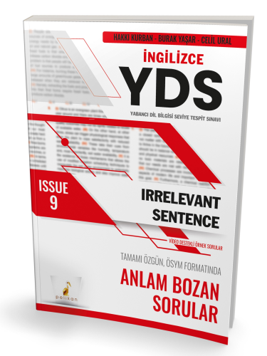 YDS İngilizce Irrelevant Sentence Issue 9