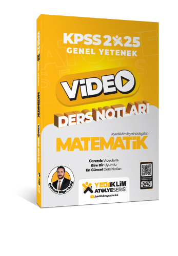 Yediiklim Yayınları 2025 Atölye Serisi Genel Yetenek Matematik Video D