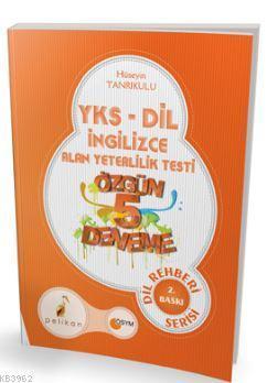 YKS DİL İngilizce Alan Yeterlilik Testi Özgün 5 Deneme Dil Rehberi Ser